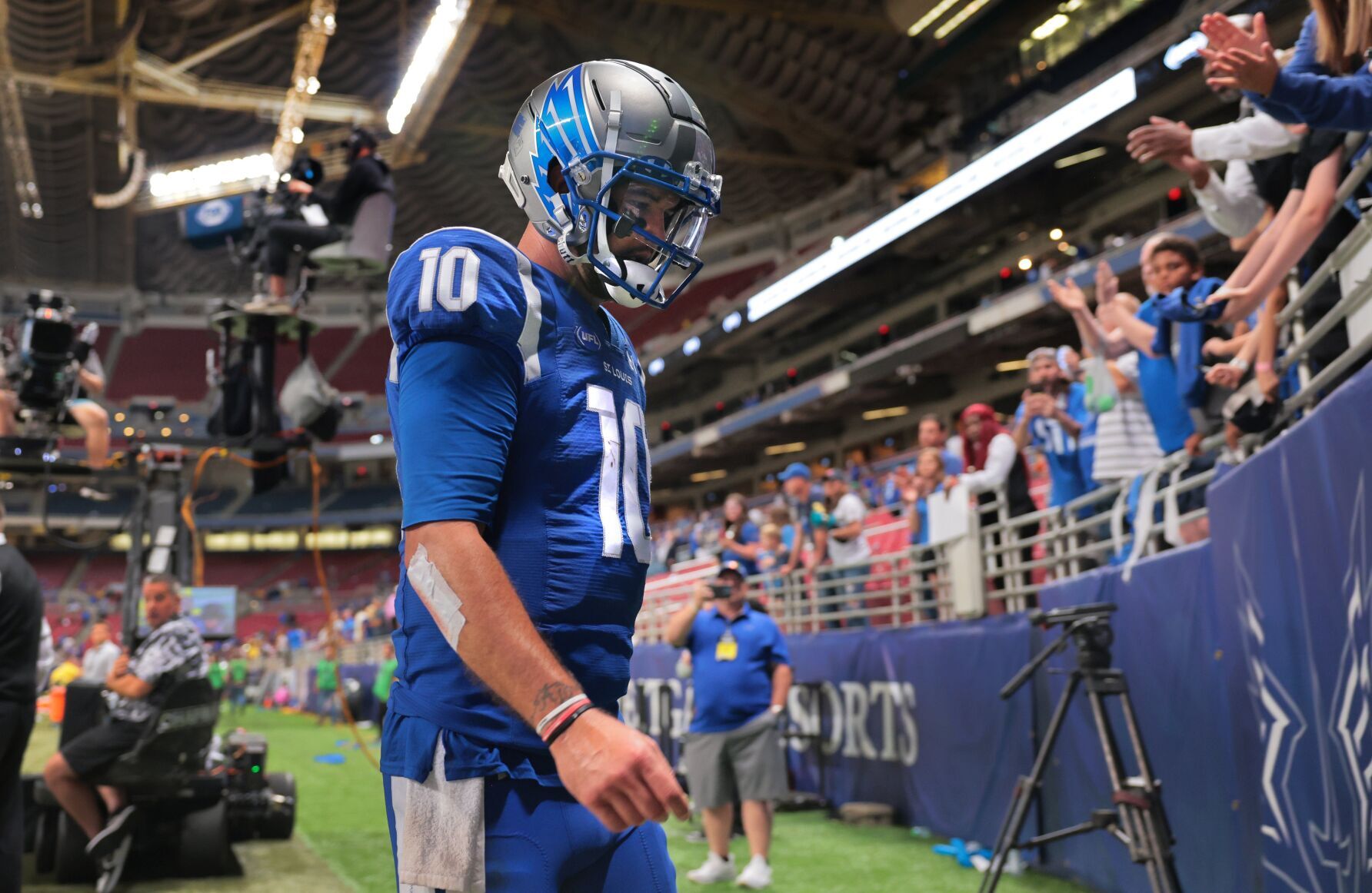 Emotional A.J. McCarron looks ahead to family time, football future
